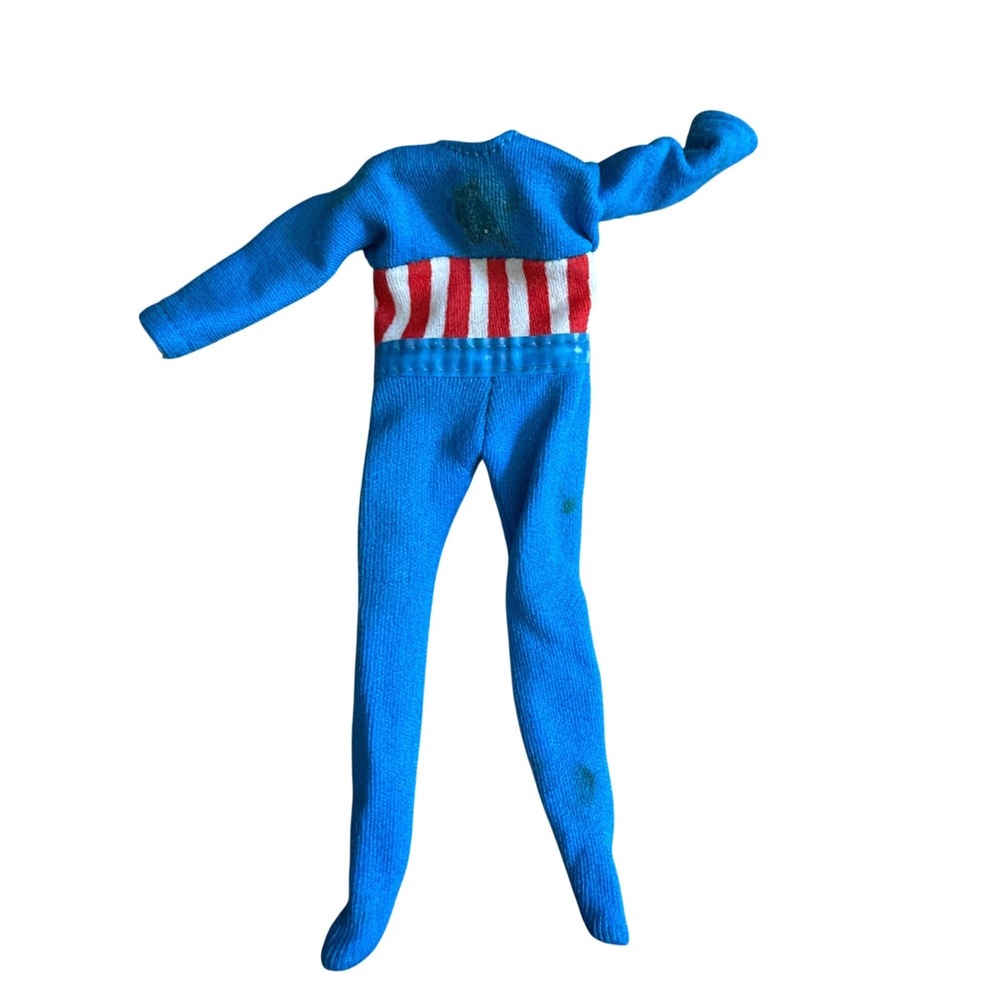 Vintage 1973 Mego Captain America outfit for original 8" action figure